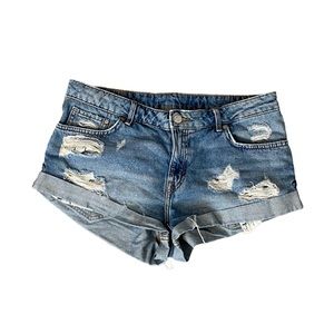 & Denim Jean Shorts